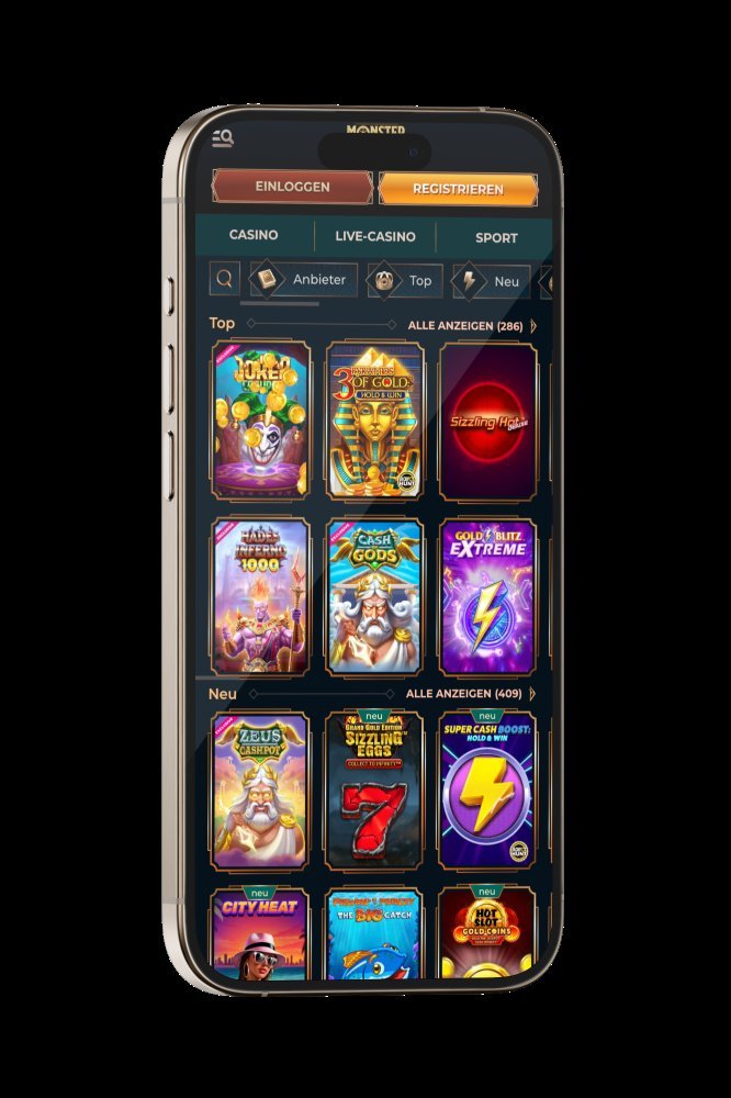 Monsterwin casino bonus in Germany